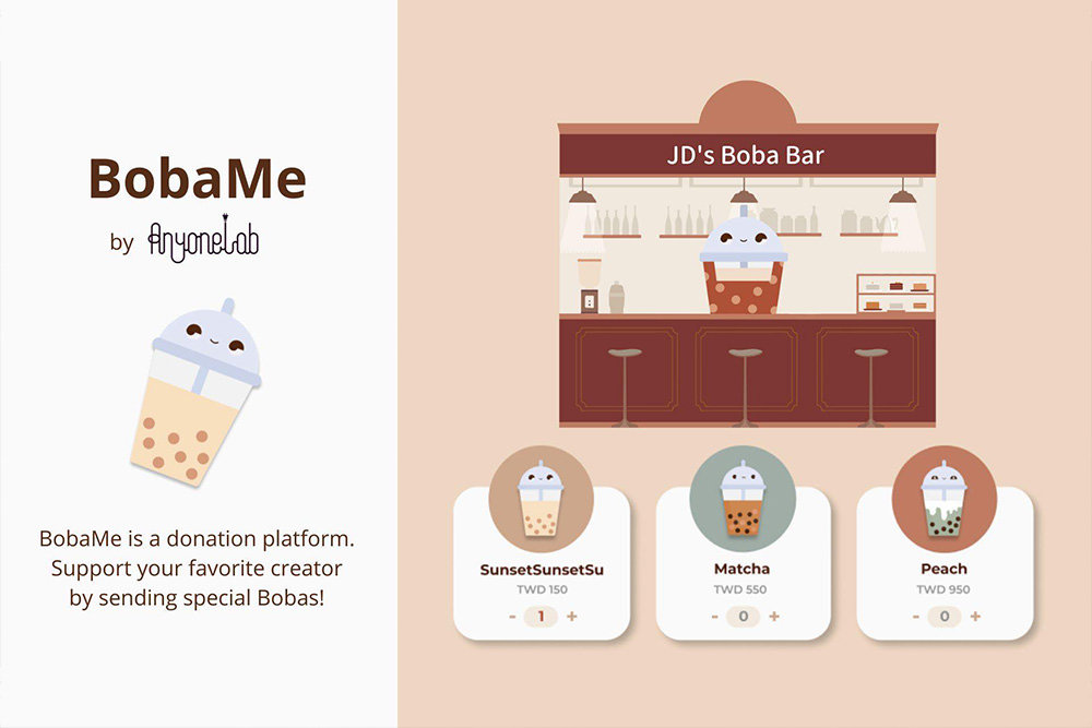 BobaMe：最可愛的部落格贊助連結服務